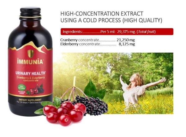 Instrucciones de uso y dosis Immunia salud urinaria