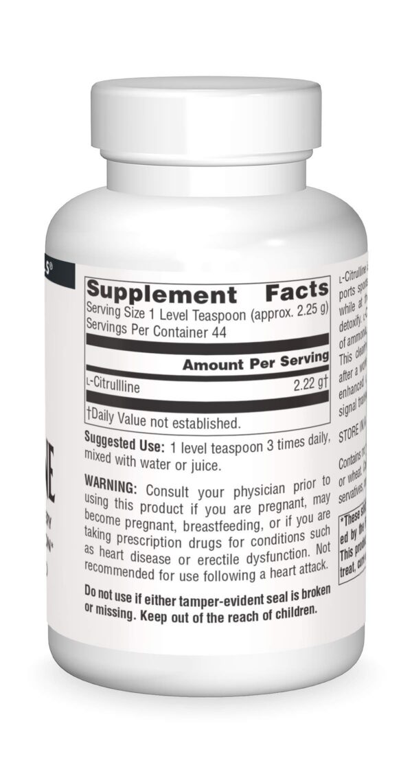 Instrucciones de uso polvo L-Citrulina para ejercicio y detox