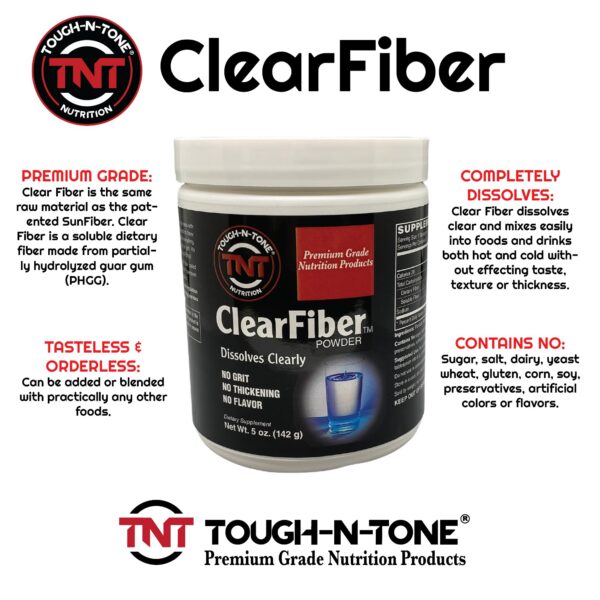 Instrucciones uso TOUGH-N-TONE ClearFiber fibra soluble