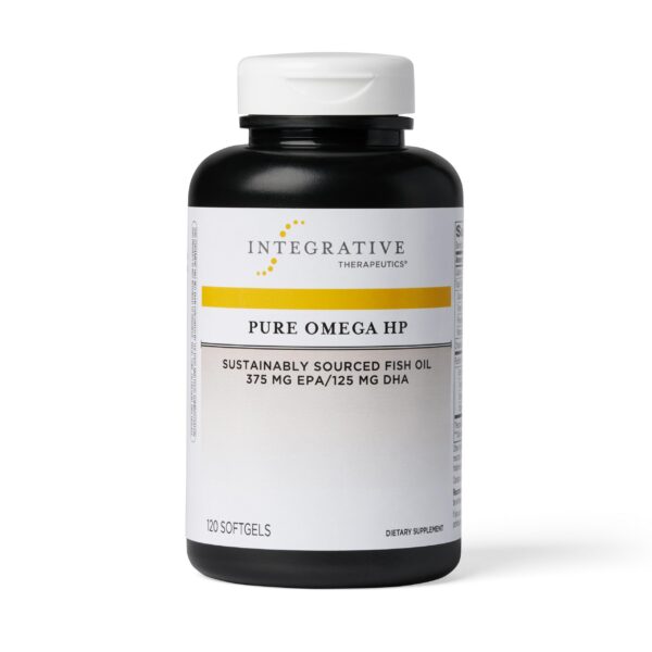 Frontal de la botella Integrative Therapeutics Pure Omega HP