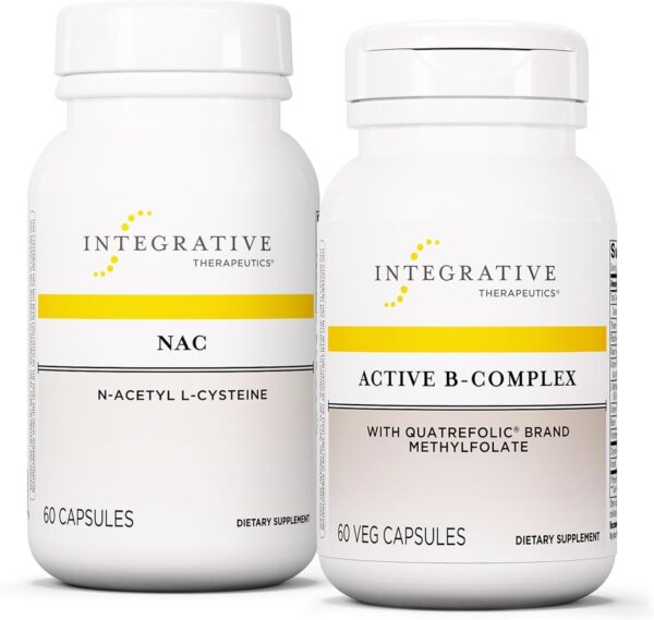Frente del empaque de Integrative Therapeutics Active B-Complex y NAC