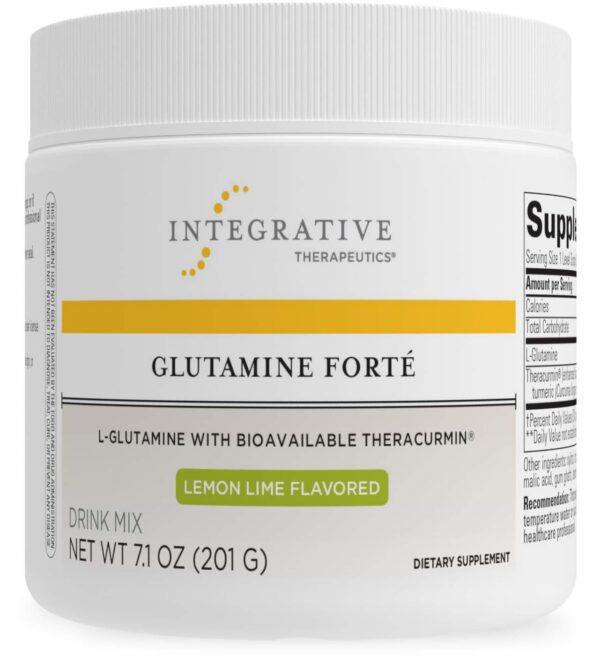 Frasco de polvo L-glutamina Integrative Therapeutics