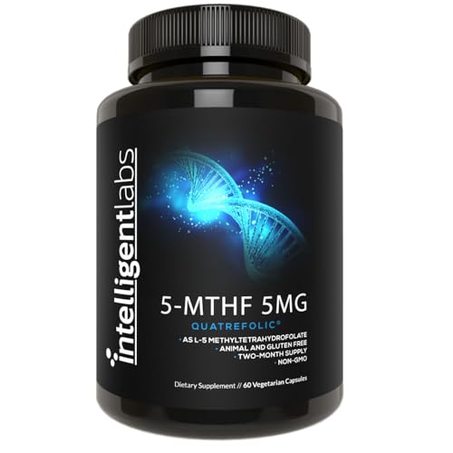 Intelligent Labs 5-MTHF metilfolato suplemento 60 cápsulas envase