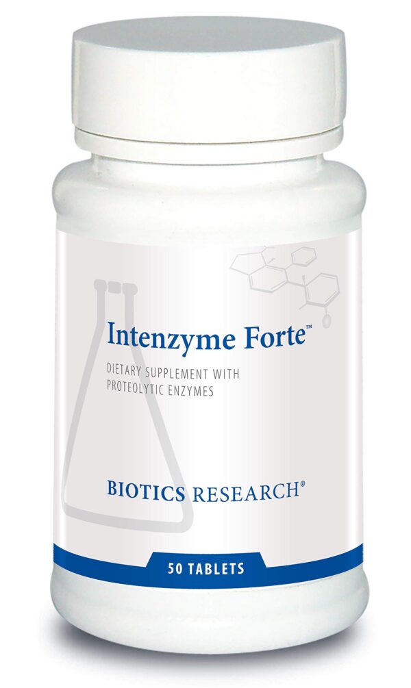 Frente del envase Intenzyme Forte