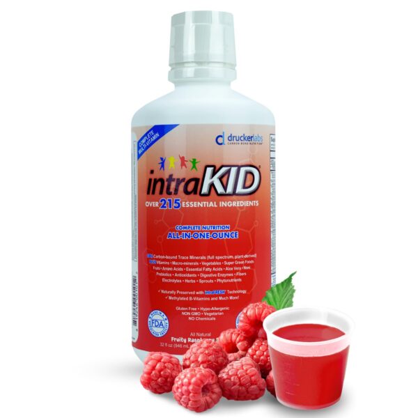 Version 1.0.0 Multivitamínico líquido intraKID Drücker Labs 2.0 frambuesa 32 oz