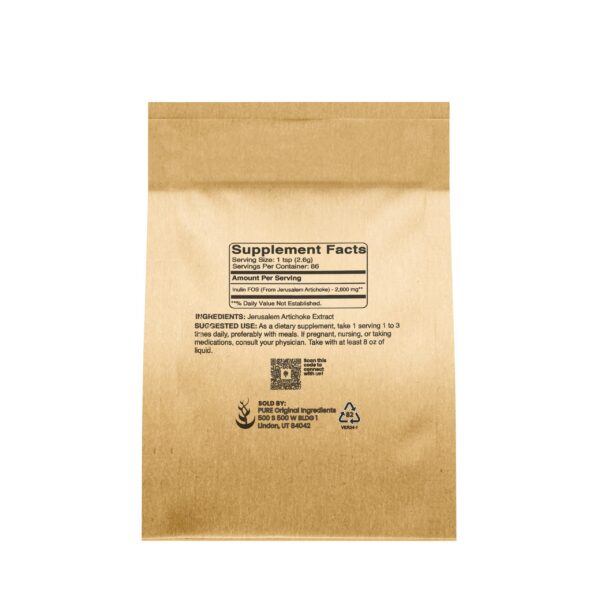 Inulina FOS polvo puro para salud digestiva y suplementación