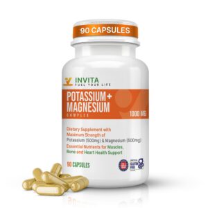 Invita potasio magnesio botella frontal