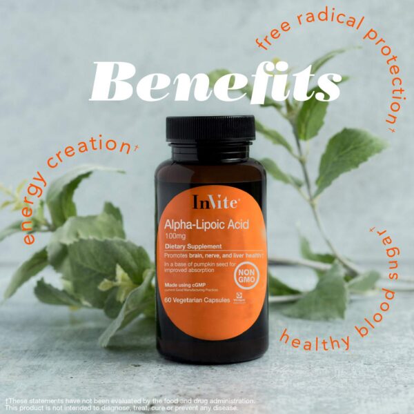 Capsulas vegetarianas de Alpha Lipoic Acid