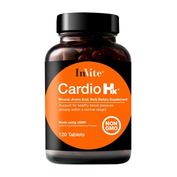 InVite Health Cardio Hx apoyo salud corazón suplemento 120 tabletas