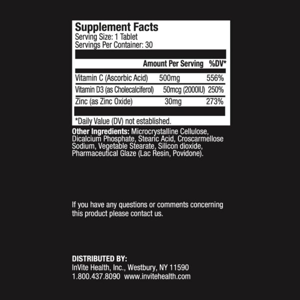 Tabletas Invite Health Immunity Hx para salud inmunológica