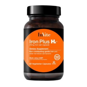 Invite Health Iron Plus Hx botella y etiqueta