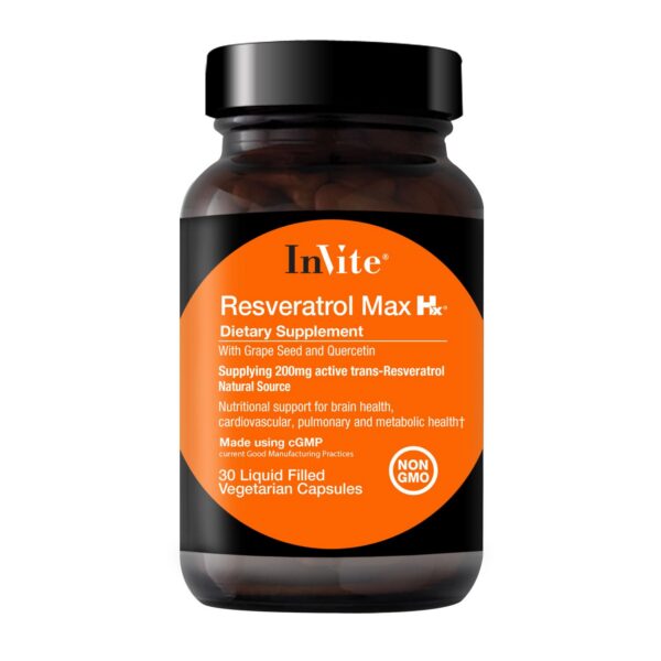 Invite Health Resveratrol Max Hx botella