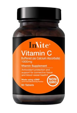 Invite Health vitamina C bufferizada 1000 mg 60 tabletas suplemento