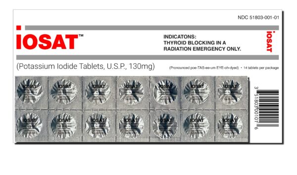 IOSAT yoduro de potasio 130 mg tabletas
