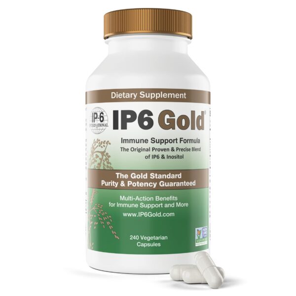Ingrediente IP6 e inositol en etiqueta