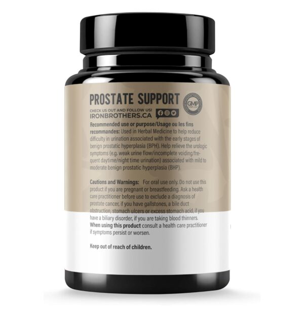 Iron Brothers suplemento próstata apoyo vejiga cabello hombres