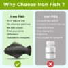 Iron Fish en recipiente de cocina