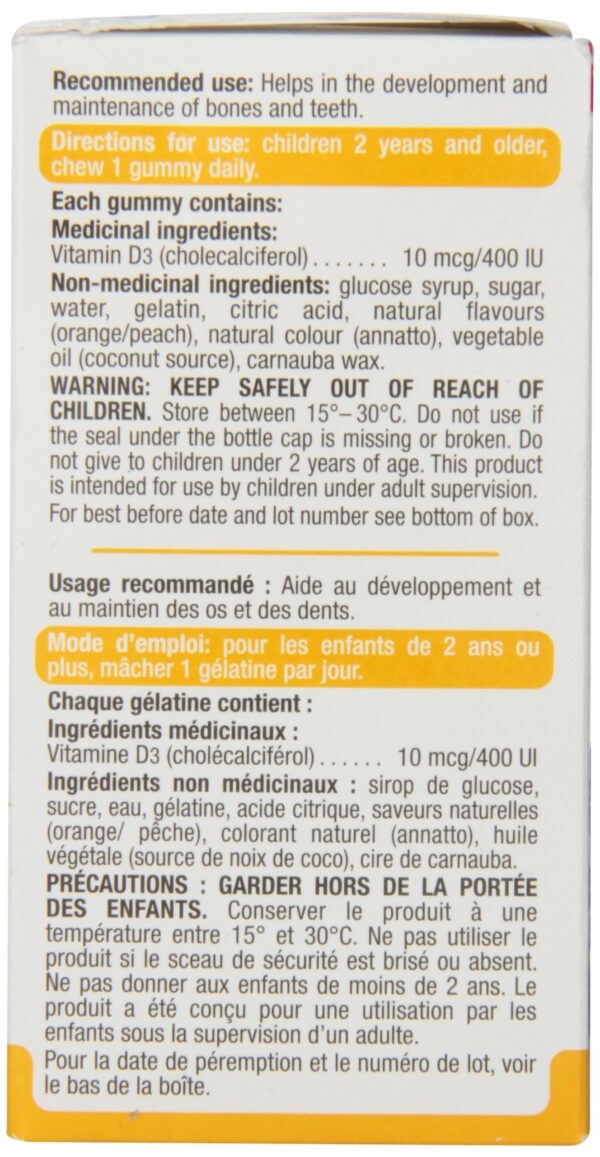 Detalles de las gomitas en el frasco IRONKIDS