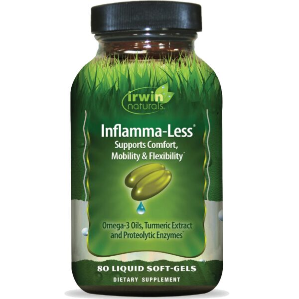 Frente del envase Irwin Naturals Inflamma-Less