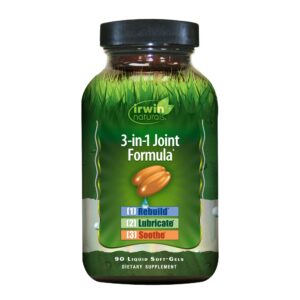 Frente del envase Irwin Naturals 3-in-1 Joint Formula
