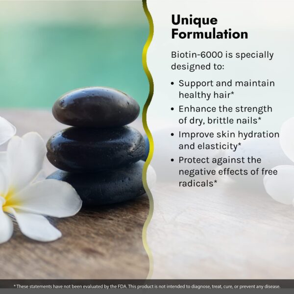 Frasco adicional del producto Biotin-6000-60 Soft-Gels líquidos