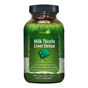 Irwin Naturals Cardo Mariano Desintoxicante Hepático en cápsulas