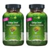 Version 1.0.0 Paquete doble Irwin Naturals Ginkgo Smart para mejorar función cerebral y memoria