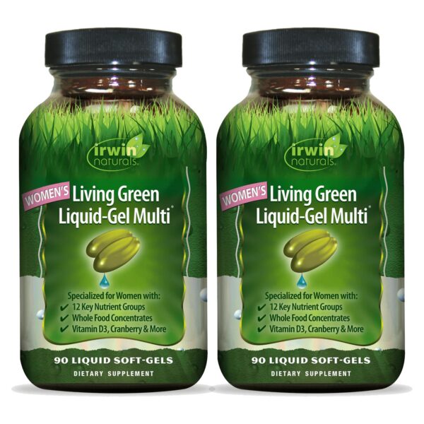 Envase Irwin Naturals Living Green para Mujeres