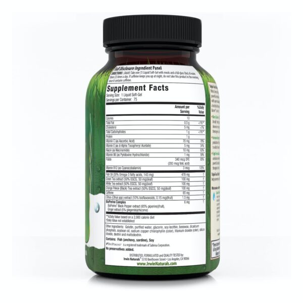 Etiqueta Triple Tea Fat Burner