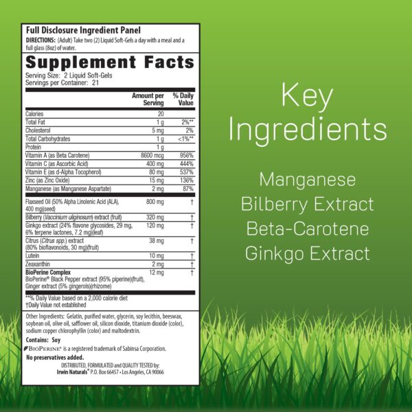 Version 1.0.0 Etiqueta frontal del frasco Vision Sharp