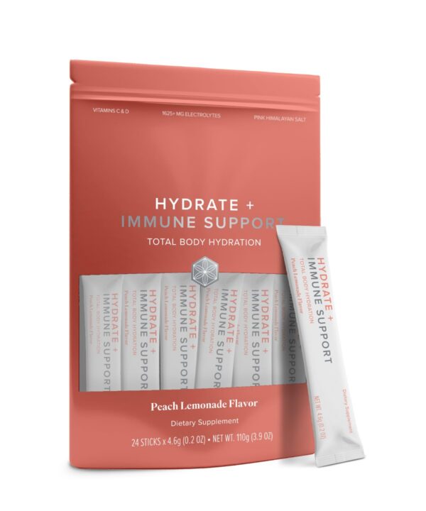 Isagenix Hydrate Peach Lemonade sticks paquete