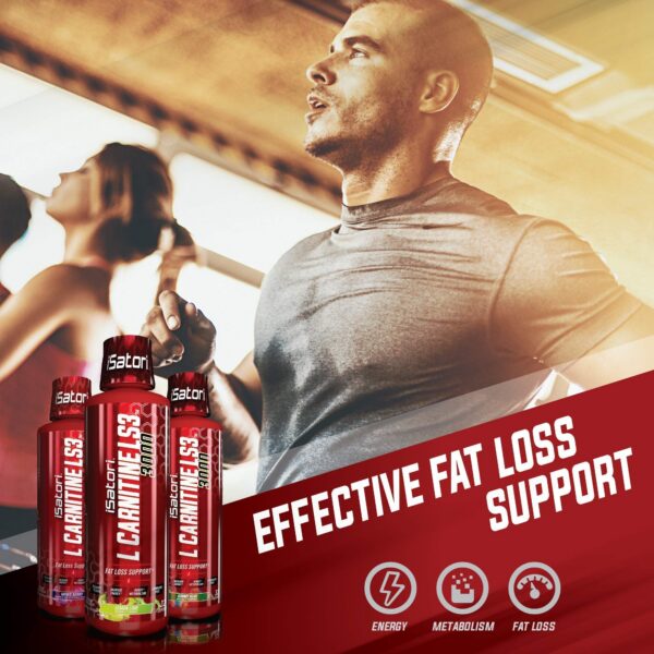 Etiqueta de iSatori L-Carnitine LS3 Frutos rojos