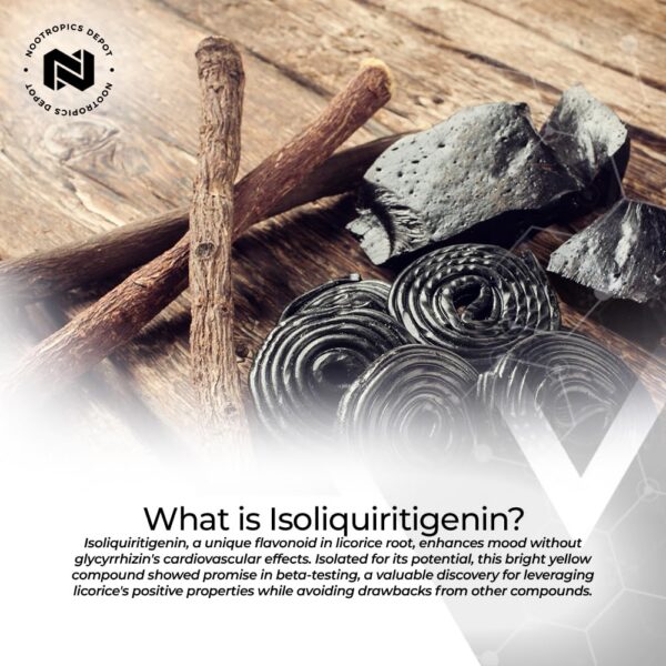 Isoliquiritigenina tabletas extracto regaliz caja parte trasera