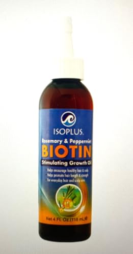 ISOPLU-S aceite estimulante de crecimiento con biotina 4 oz