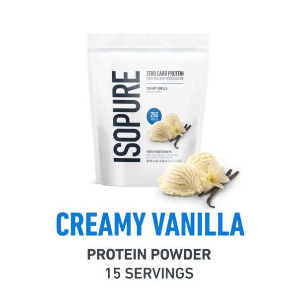 Version 1.0.0 Frasco de creatina monohidrato Isopure