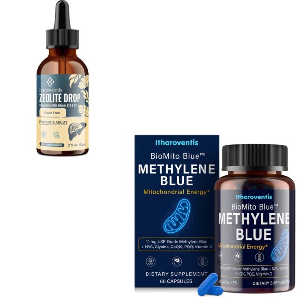 Gotas de zeolita Itharoventis frasco