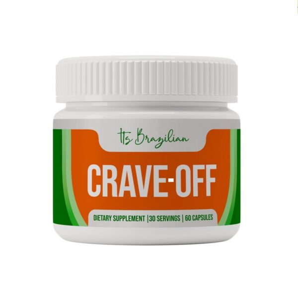 Frasco de Crave-Off IT'S BRAZILIAN – 60 cápsulas