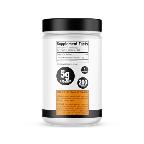 Frasco de Creatine Monohydrate