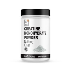 Frente de It's Just! Creatine Monohydrate en polvo