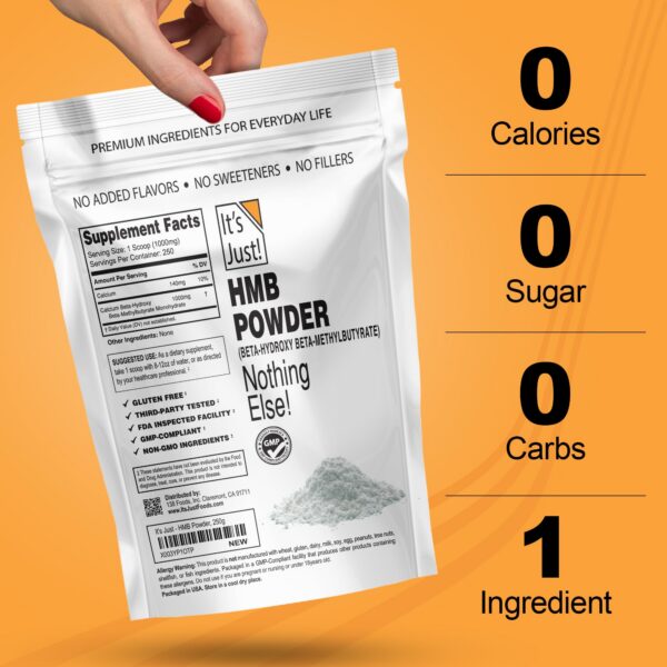 Version 1.0.0 Frasco cerrado de HMB It's Just!