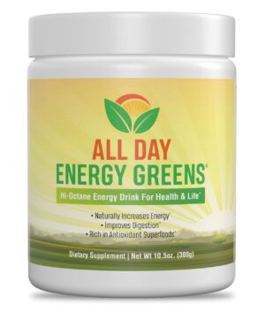 Version 1.0.0 IVL All Day Energy Greens etiqueta frontal