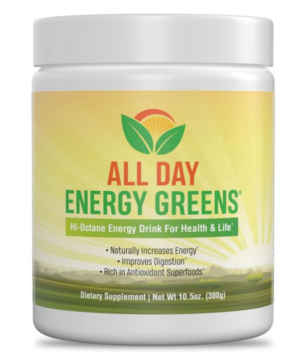 Version 1.0.0 IVL All Day Energy Greens etiqueta frontal