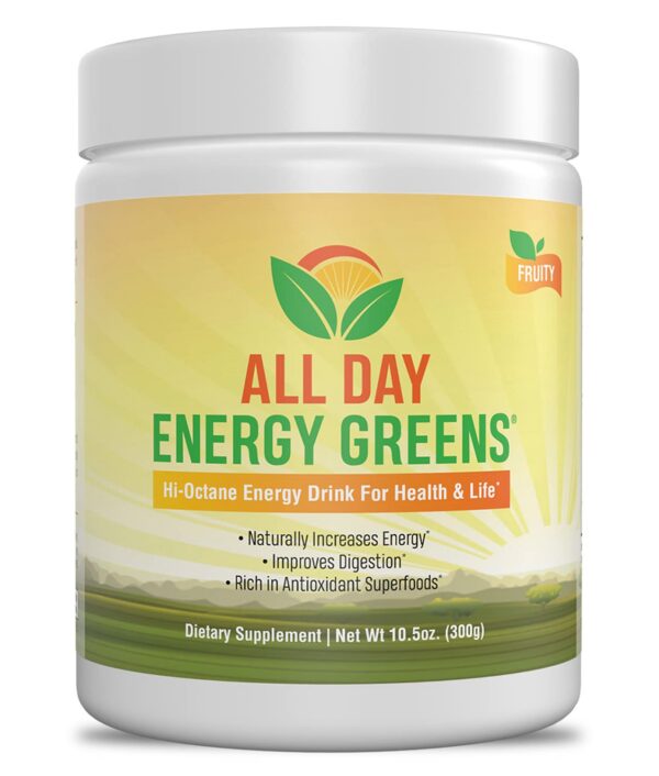 Version 1.0.0 IVL All Day Greens caja frontal con etiqueta