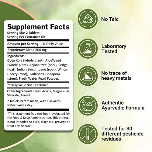 Version 1.0.0 Mukta Vati de Ivy vista lateral del frasco