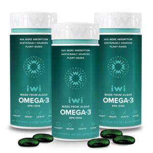Iwi Omega-3 algas envase frontal