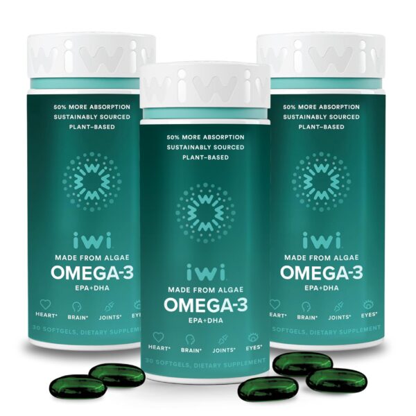 Iwi Omega-3 algas envase frontal