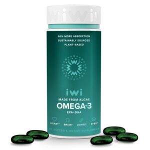 Cápsulas veganas Omega-3 Iwi