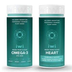 Version 1.0.0 Frascos del bundle Iwi Omega-3 y Heart Omega-3