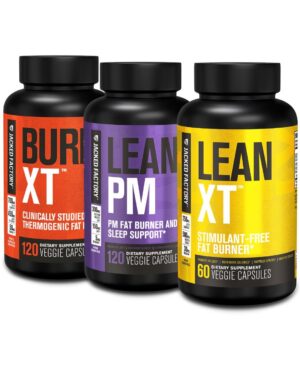 Frente del frasco Jacked Factory Burn-XT