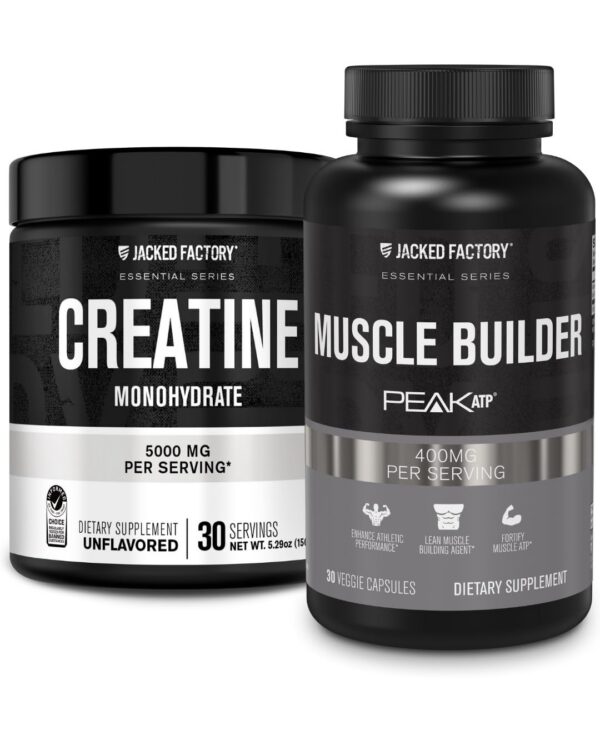 Version 1.0.0 Frente del polvo de creatina Jacked Factory